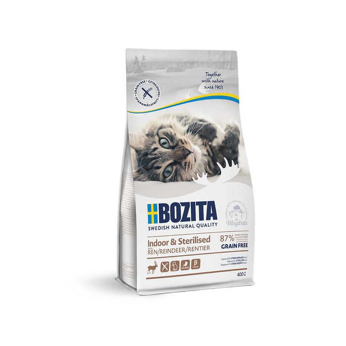 Bozita Katze Indoor& Sterilised Grain free Reindeer