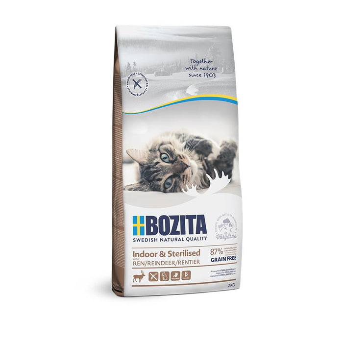 Bozita Katze Indoor& Sterilised Grain free Reindeer