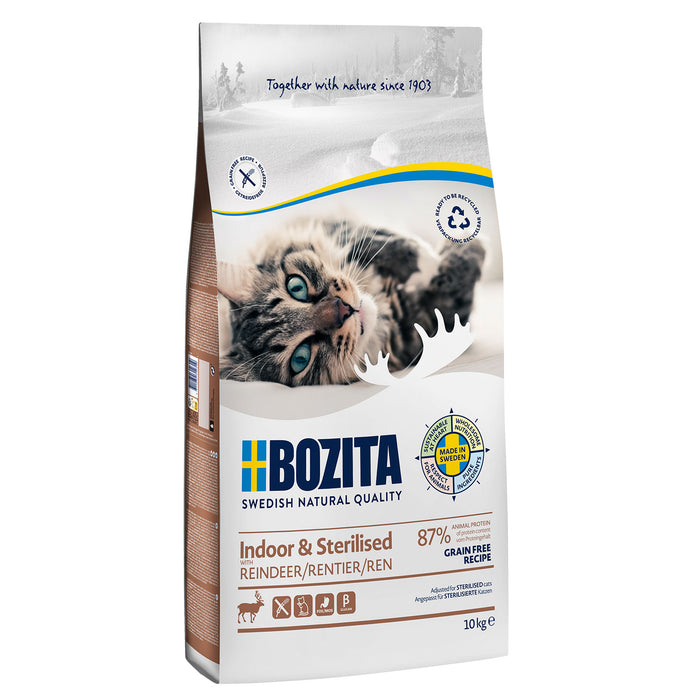 Bozita Katze Indoor& Sterilised Grain free Reindeer