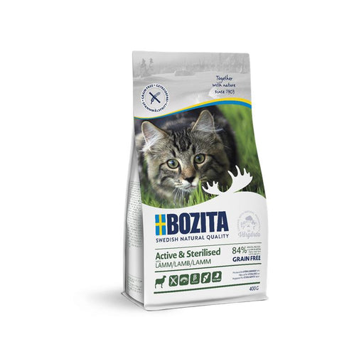 Bozita Cat - Active & Sterilised Grain free Lamb.