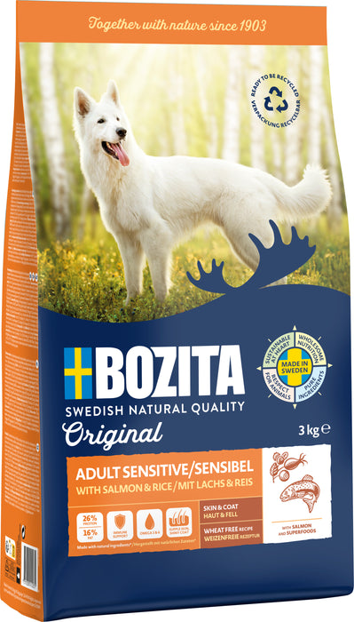 Bozita Dog Original Adult Sensitive Skin + Coat