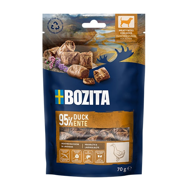 Bozita Snacks Meaty Bites Ente Single-Protein