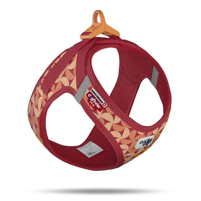 Curli Clasp Vest Geschirr LE26 SemiCircle Rot