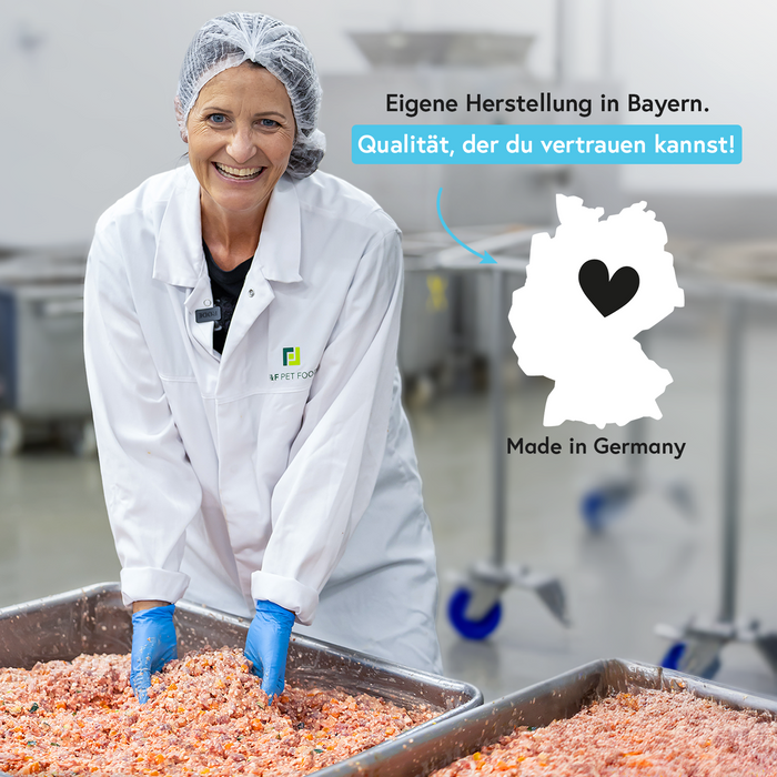 Pferd mit Süßkartoffeln