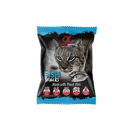 alpha spirit Cat Snack gewürfelt 50g.