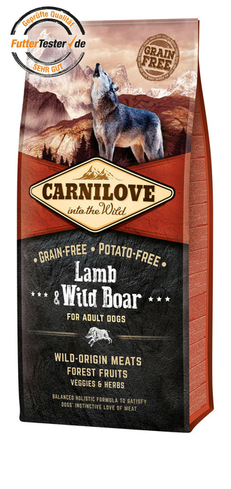 Carnilove Dog Adult - Lamb & Wild Boar.