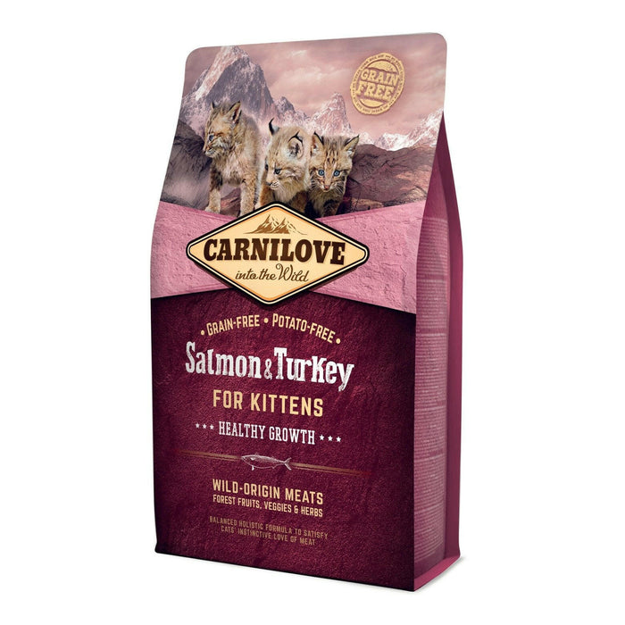 Carnilove for Kittens Healthy Growth Salmon & Turkey.