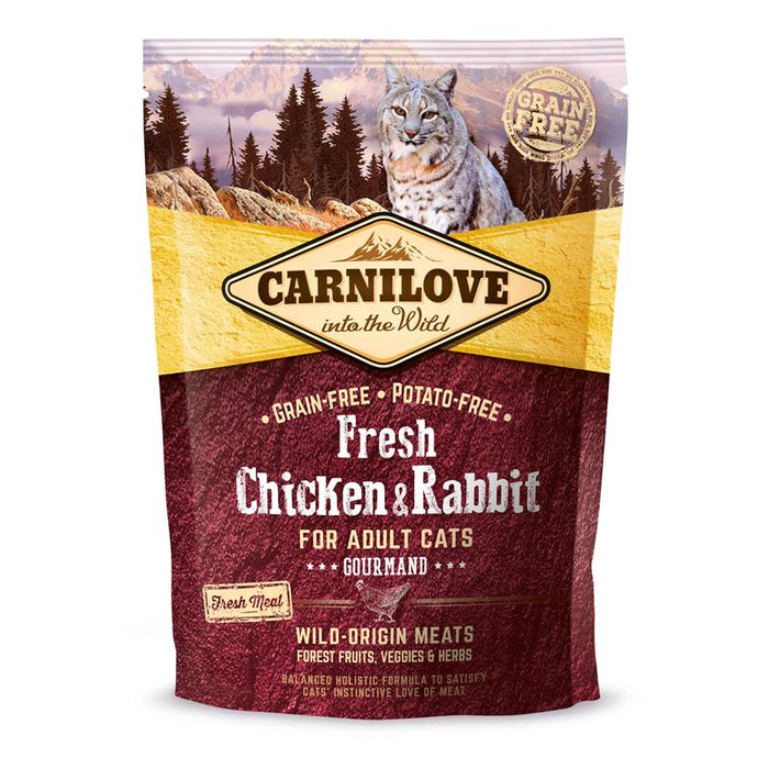 Carnilove Cat Adult - Chicken & Rabbit/Gourmand