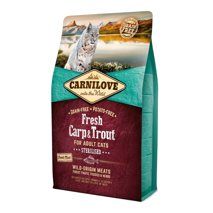 Carnilove Cat Adult Fresh -  Carp & Trout/Sterilised.