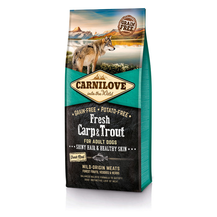 Carnilove Dog - Trockenfutter Fresh Carp & Trout.
