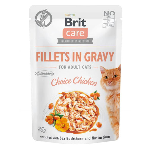 Brit Care Cat  Fillets in Gravy Choice 24x85g.