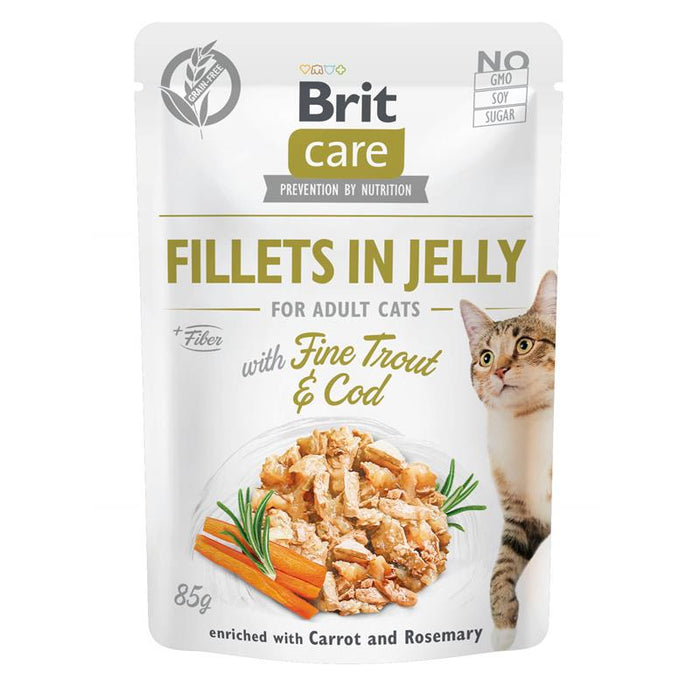 Brit Care Cat  Fillets in Jelly 24x85g