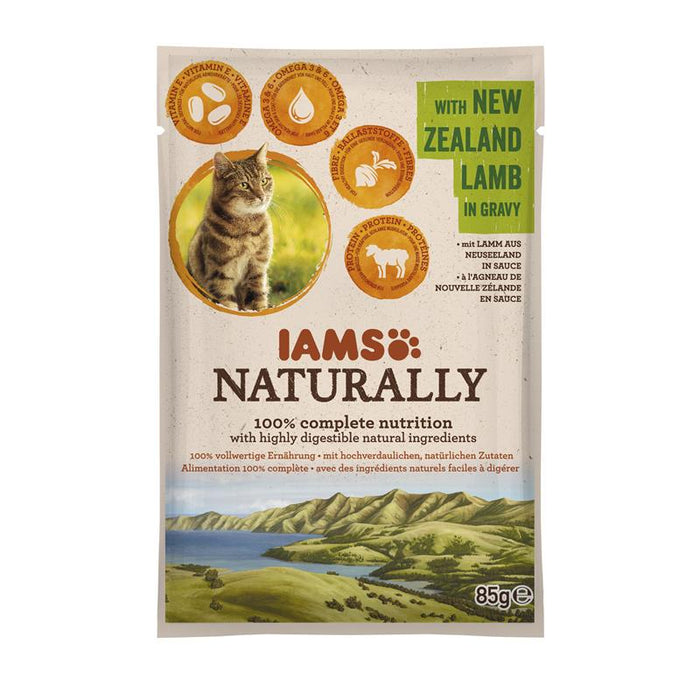 IAMS Naturally Adult Nassfutter PB 85g