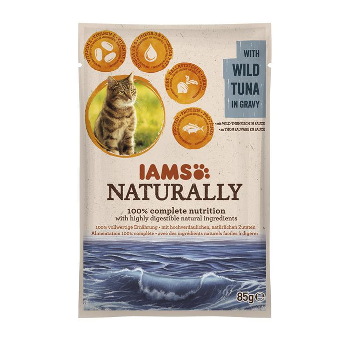 IAMS Naturally Adult Nassfutter PB 85g
