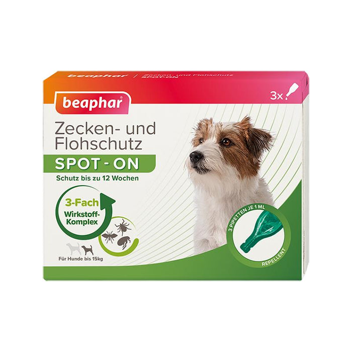 Beaphar Dog Spot On** für kleine Hunde bis 15 kg