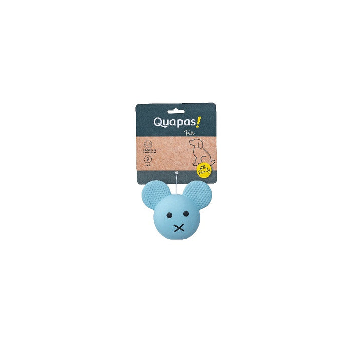 Quapas Dog Toy Fun LatexMice Head