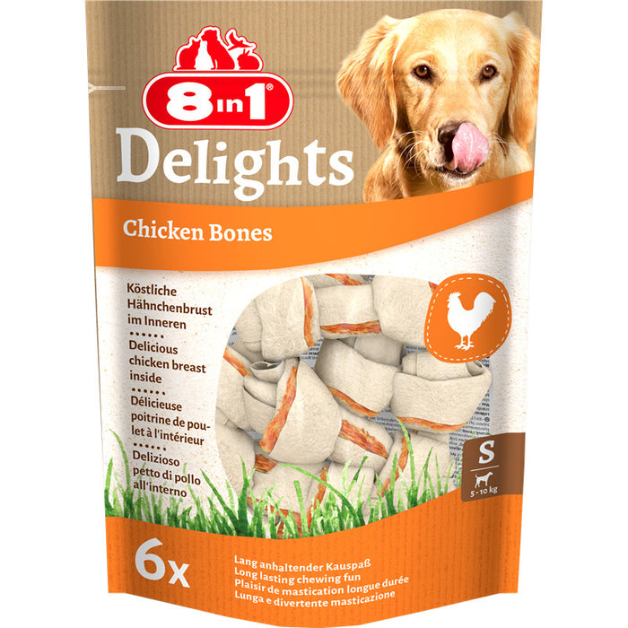 8in1 Delights Chicken Bone S