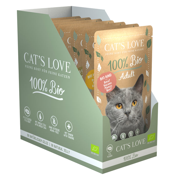 CAT'S LOVE ADULT BIO Multipack (2x3 Sorten 100g)