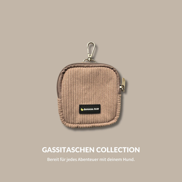Gassitasche · Cord · Sandy Brown