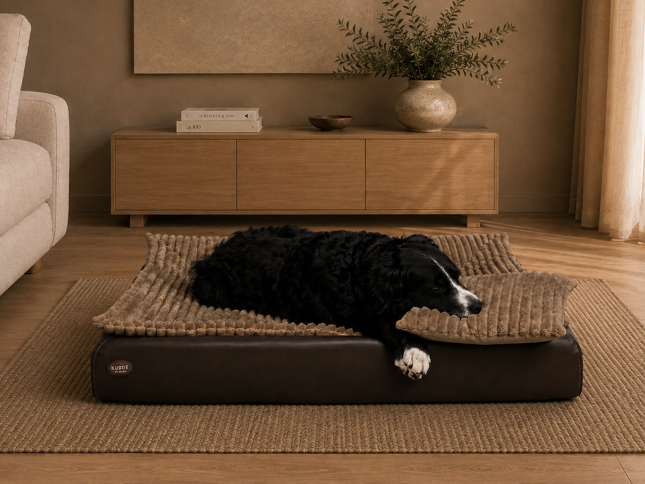 All-In Relax Bundle | KUDDE Hundebett + Einlage & Kissen