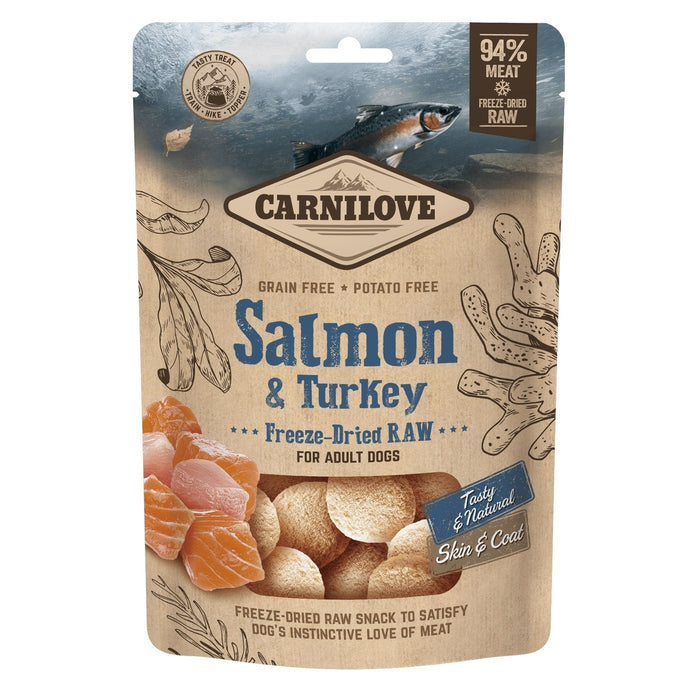 Carnilove Dog Raw Snacks Salmon & Turkey