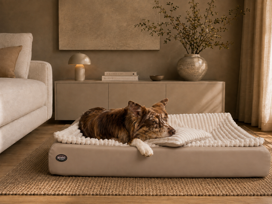 All-In Relax Bundle | KUDDE Hundebett + Einlage & Kissen