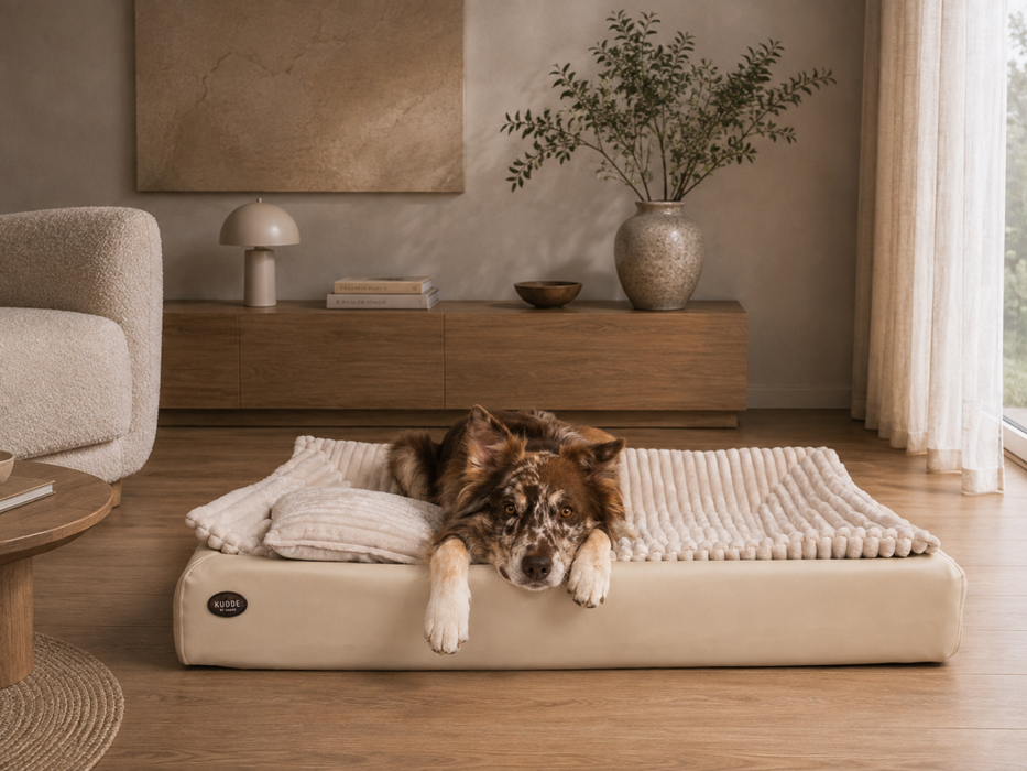All-In Relax Bundle | KUDDE Hundebett + Einlage & Kissen