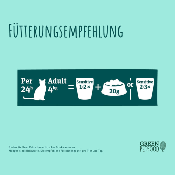 Green Petfood, Katze, FairCat Sensitive 16x85g