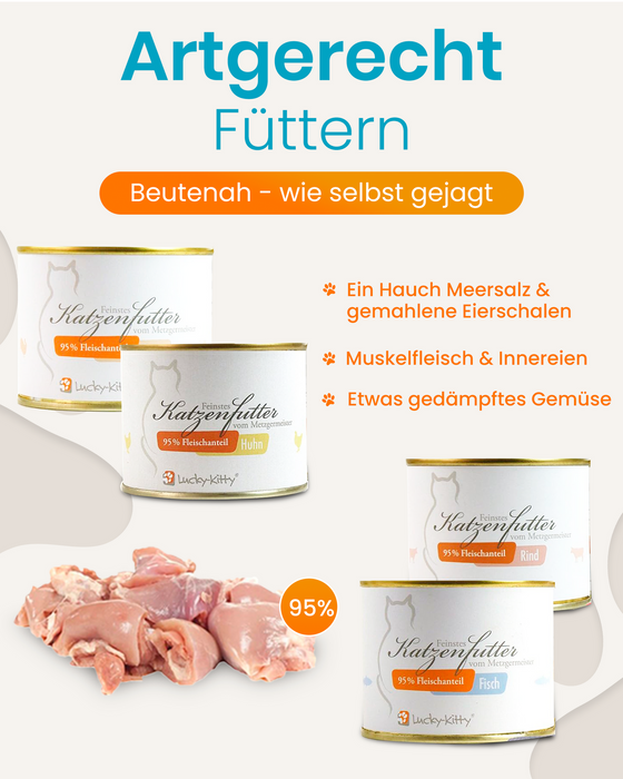 Katzenfutter Sparpaket B "Klassiker II" (15 x 200 Gramm)