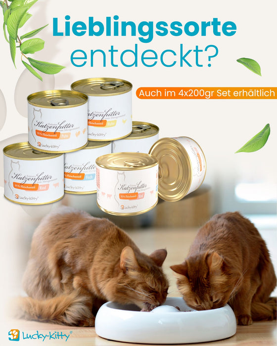 Katzenfutter Sparpaket C "Geflügel I" (15 x 200g)