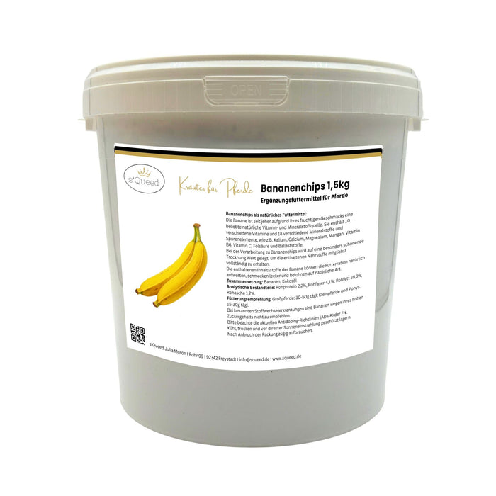 Bananen Chips Pferd 1,5kg