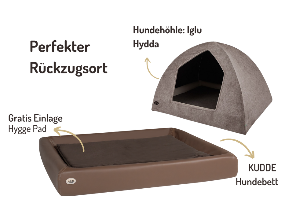 Hundehöhlen-Bundle | KUDDE + Iglu Hydda