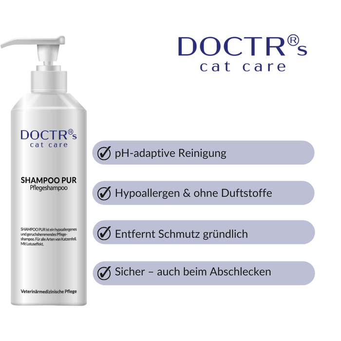SHAMPOO PUR - Pflegeshampoo für Katzen