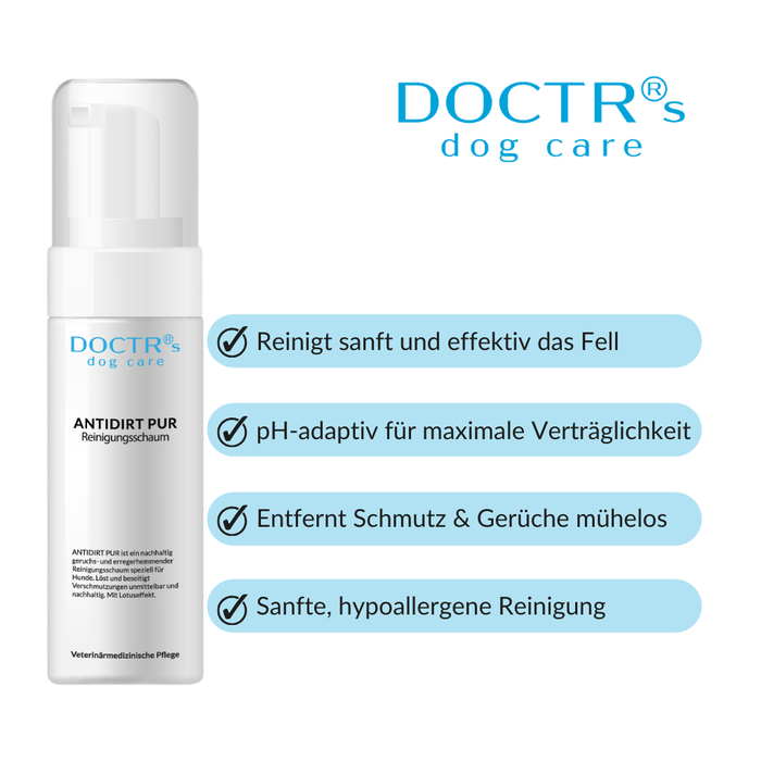 ANTIDIRT PUR - Reinigungsschaum für Hunde