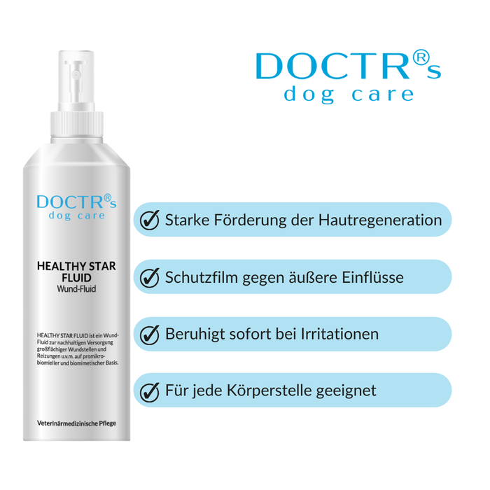 HEALTHY STAR FLUID - Wund-Fluid für Hunde