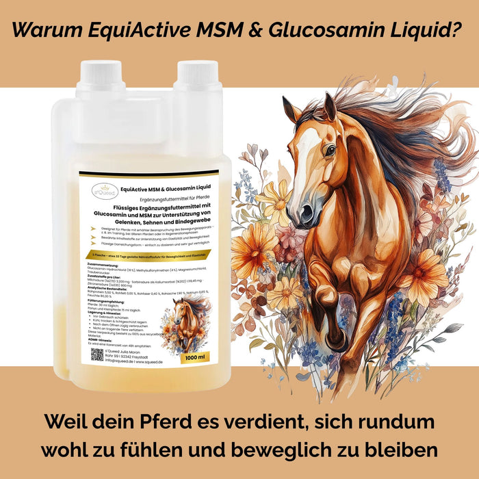 EquiActive MSM & Glucosamin Pferd Liquid 1000ml