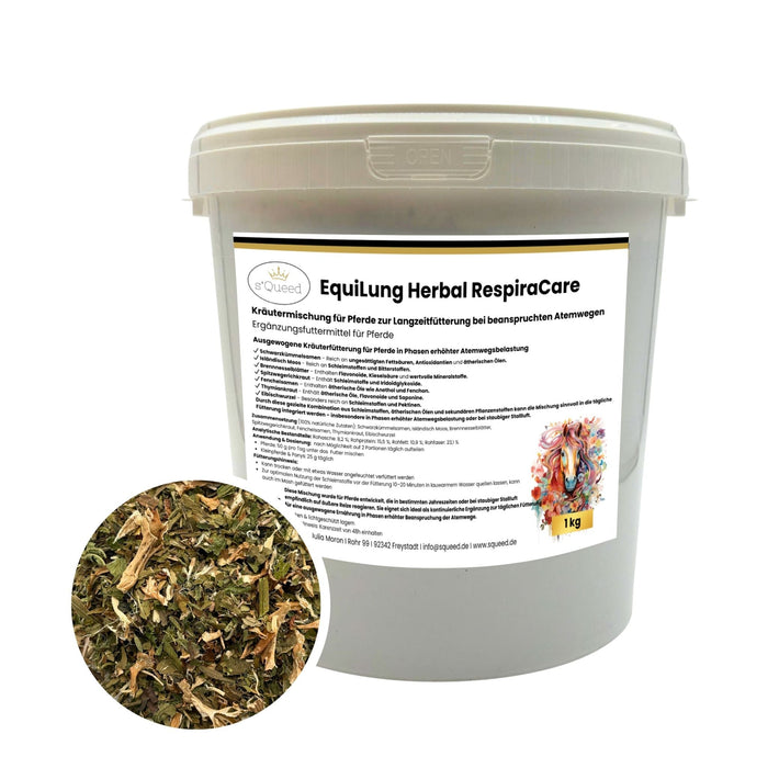 EquiLung Herbal RespiraCare – Kräutermischung für Pferde zur Langzeitfütterung bei beanspruchten Atemwegen