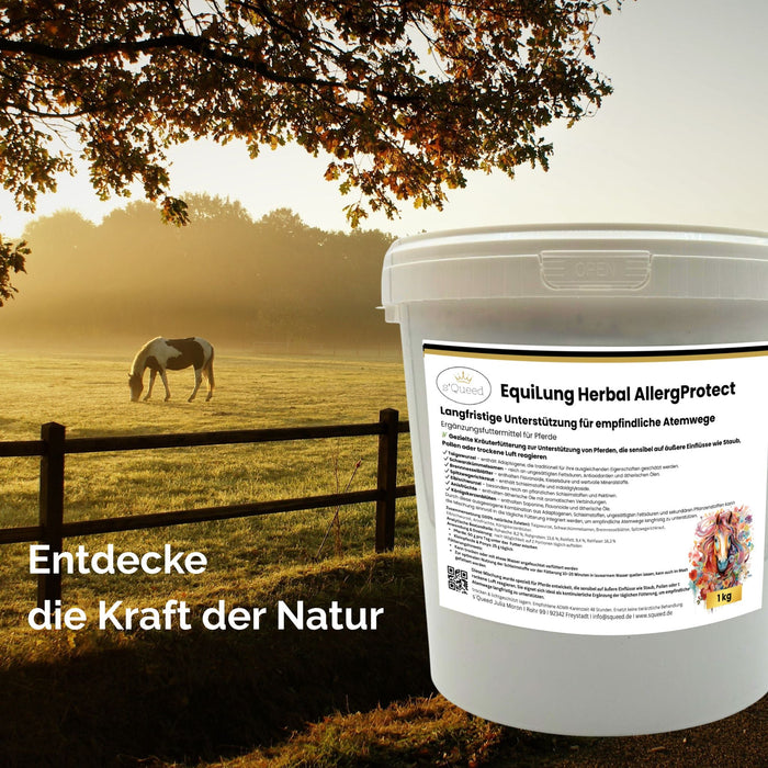 EquiLung Herbal AllergProtect – Hustenkräuter für Pferde zur Langzeitfütterung