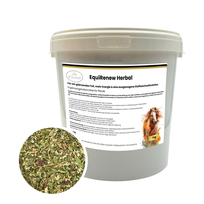 EquiRenew Herbal 1kg - Fellwechsel beim Pferd unterstützen