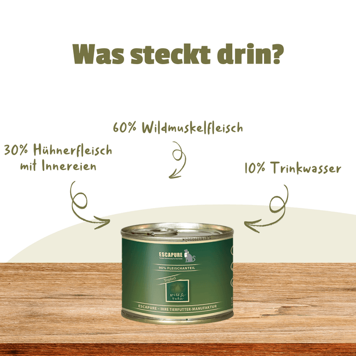 Wild Topferl mit Huhn