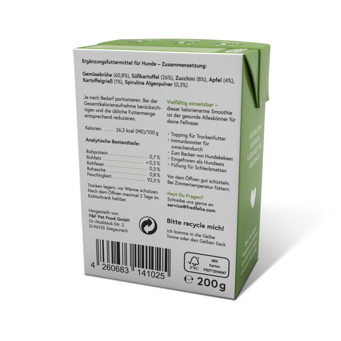 Smoothie Gemüse mit Spirulina