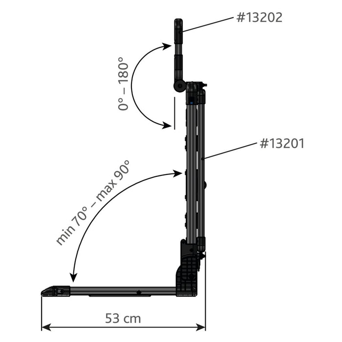 Universal-Heckgitter, hellgrau/silber