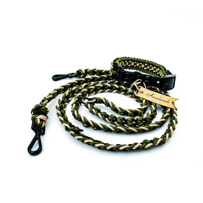 Halsband Tierluxe Wächter Handgemacht Paracord Biothane