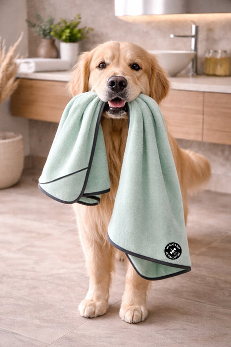 Hundebadetuch aus Bambusfrottee