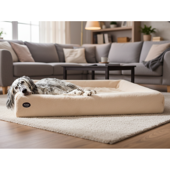 Hundebett KUDDE Kuschelfell (vegan)