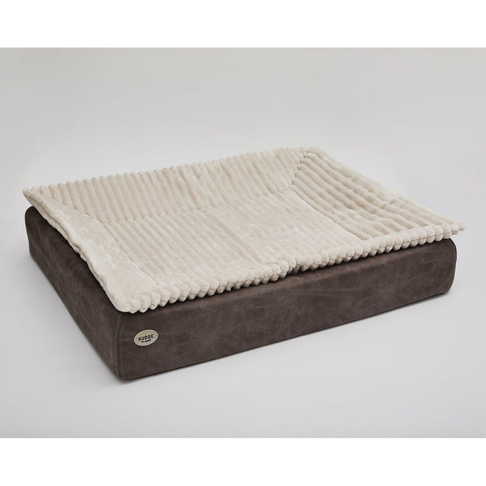 Hundebett KUDDE veganes Wildleder