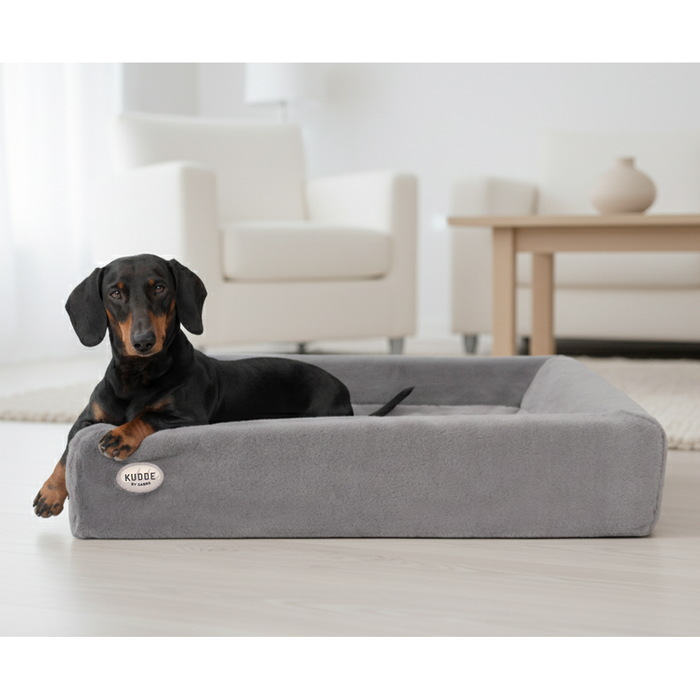 Hundebett KUDDE Kuschelfell (vegan)