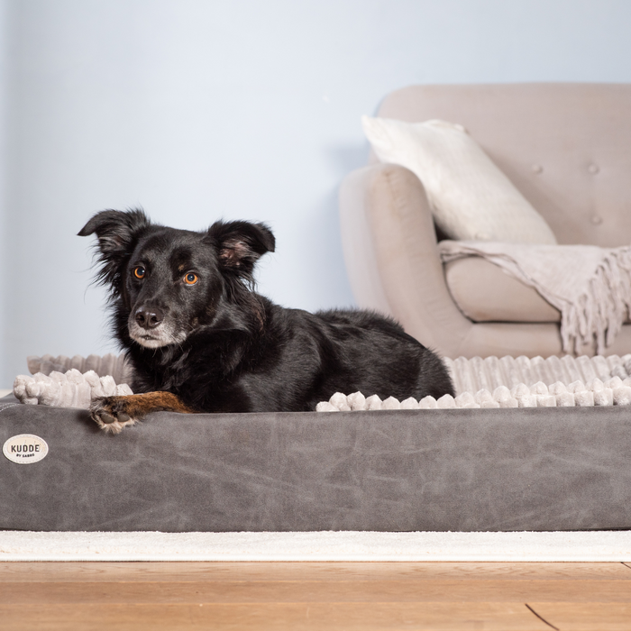 Hundebett KUDDE veganes Wildleder