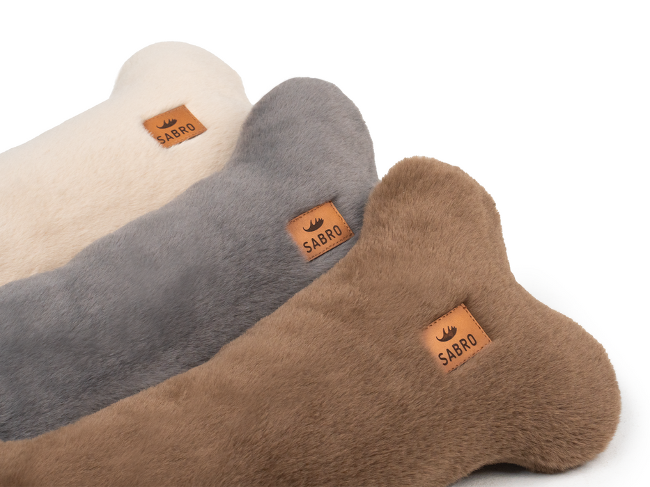 Kissen KUSCHELKNOCHEN Kuschelfell (vegan)