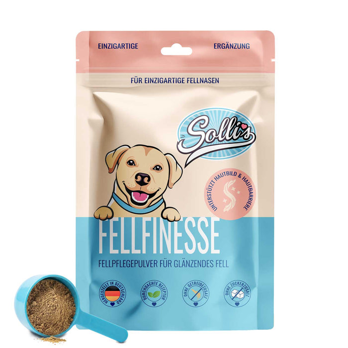 Fellfinesse Fellpflegepulver - Für Haut & glänzendes Fell